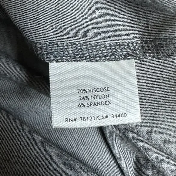 Eileen Fisher Women`s Heathered Grey Mini Pencil Skirt Size Small‎ - Picture 6 of 9